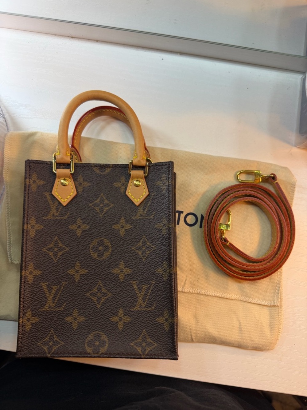 Mini lv petit sac plat - Picture 4 of 12